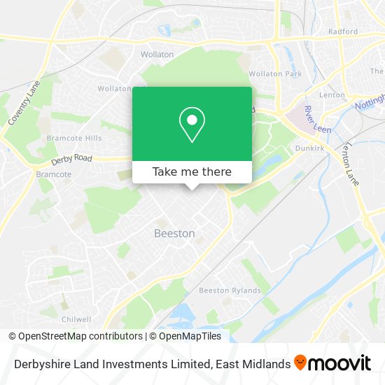 Derbyshire Land Investments Limited map