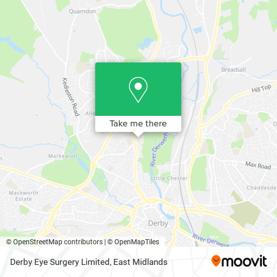 Derby Eye Surgery Limited map