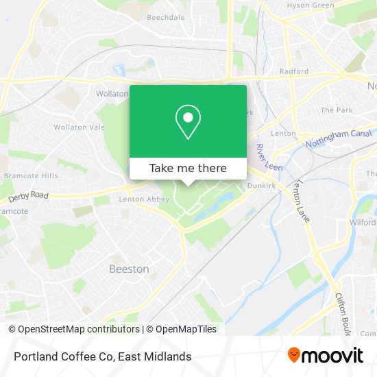 Portland Coffee Co map