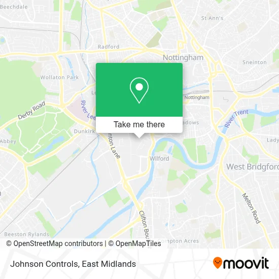 Johnson Controls map