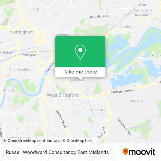 Russell Woodward Consultancy map