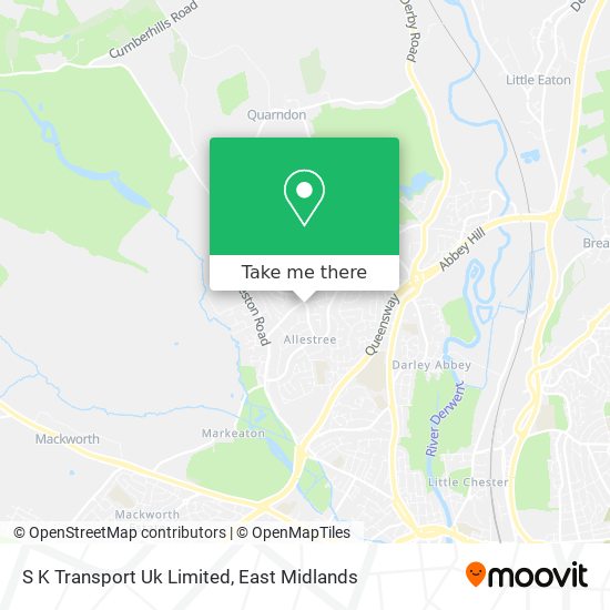 S K Transport Uk Limited map