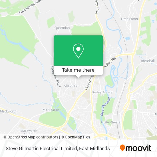 Steve Gilmartin Electrical Limited map