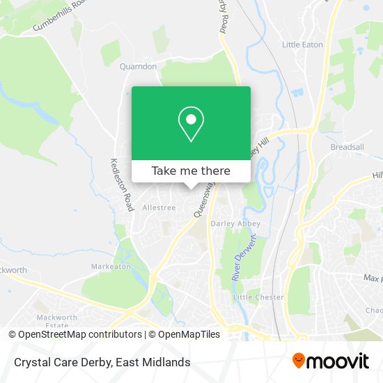 Crystal Care Derby map