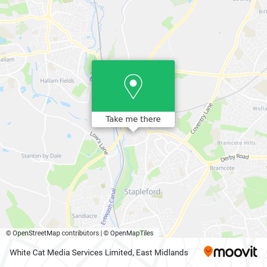 White Cat Media Services Limited map