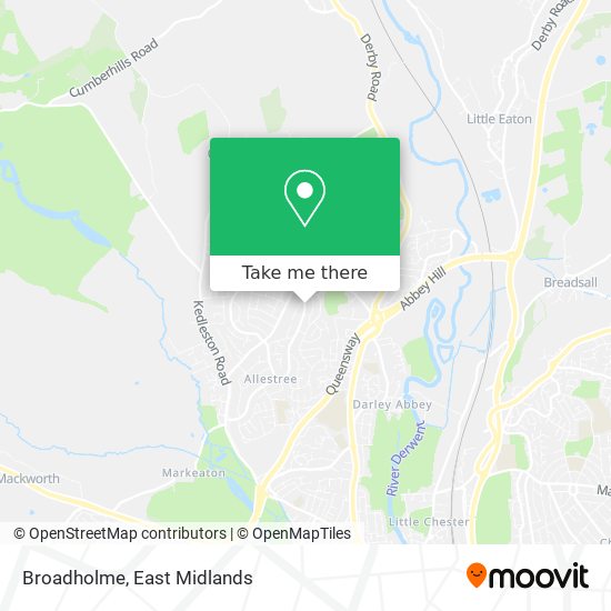 Broadholme map