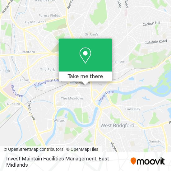 Invest Maintain Facilities Management map