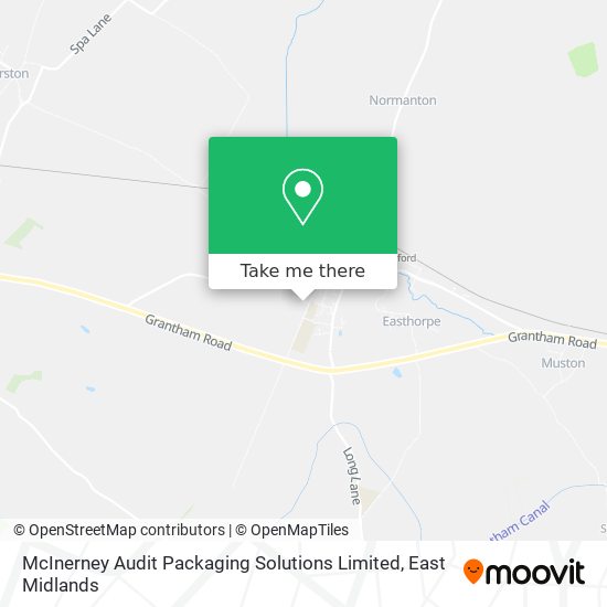 McInerney Audit Packaging Solutions Limited map