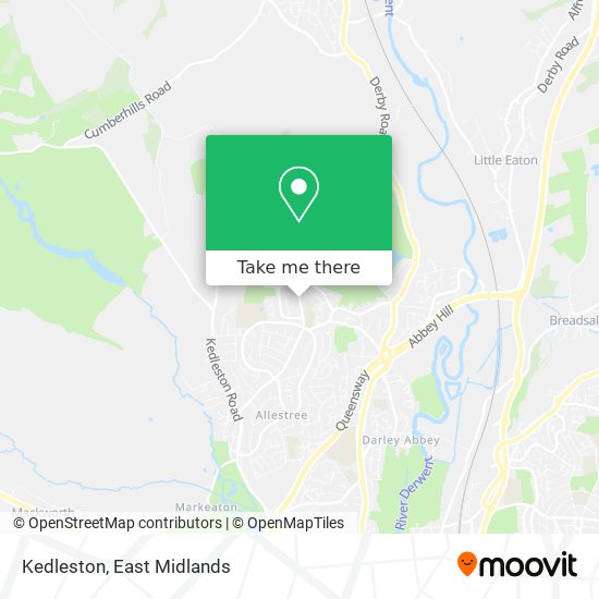 Kedleston map