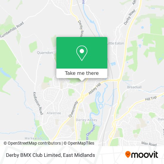 Derby BMX Club Limited map