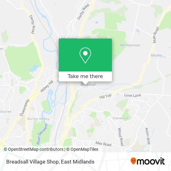 Breadsall Village Shop map