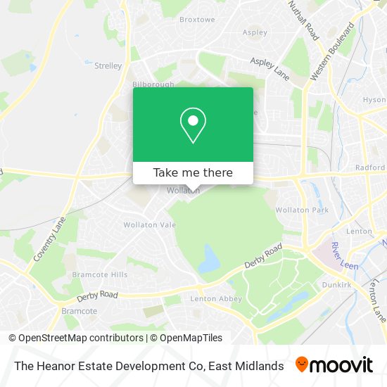 The Heanor Estate Development Co map