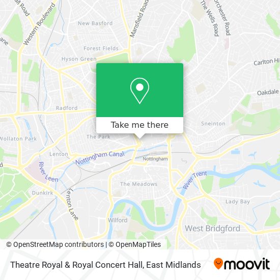Theatre Royal & Royal Concert Hall map