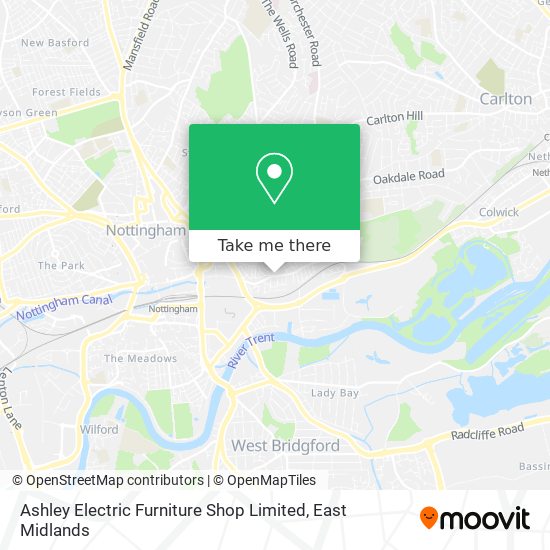 Ashley Electric Furniture Shop Limited map