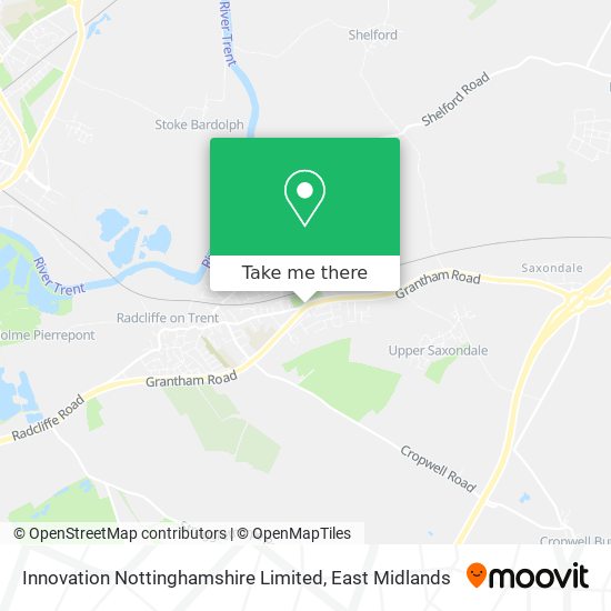 Innovation Nottinghamshire Limited map