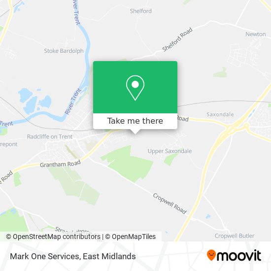 Mark One Services map