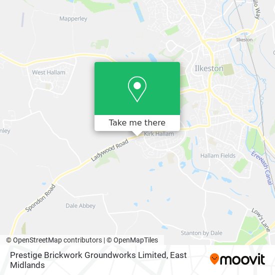 Prestige Brickwork Groundworks Limited map