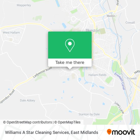 Williams A Star Cleaning Services map