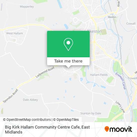 Big Kirk Hallam Community Centre Cafe map