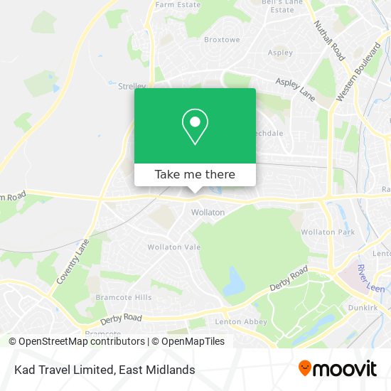 Kad Travel Limited map