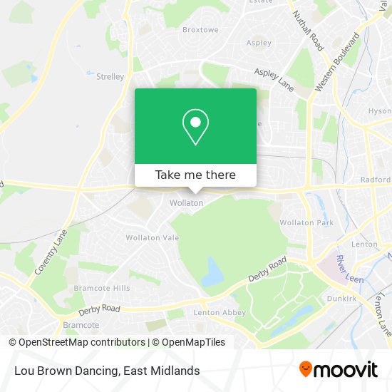 Lou Brown Dancing map