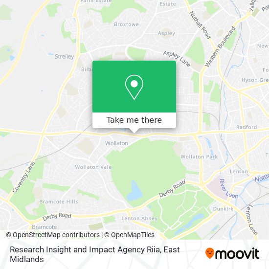 Research Insight and Impact Agency Riia map