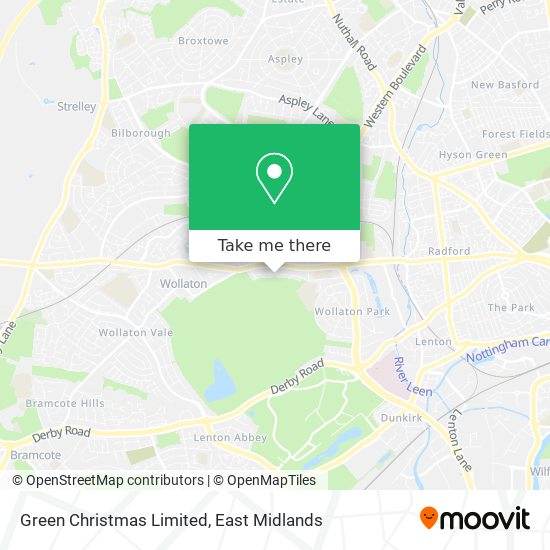 Green Christmas Limited map