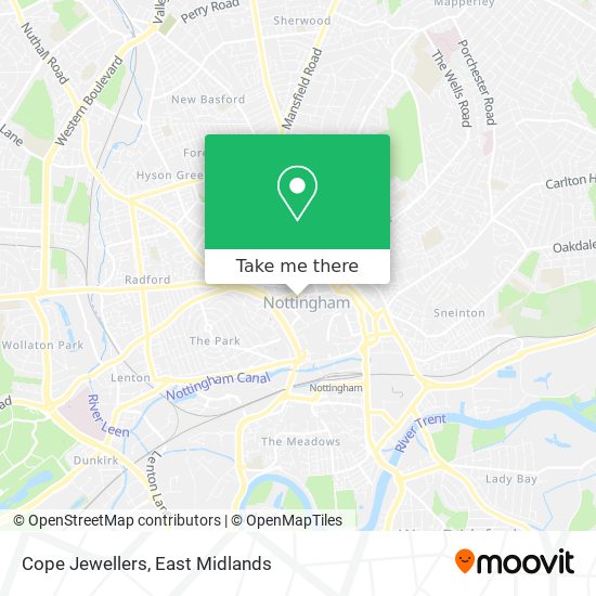 Cope Jewellers map