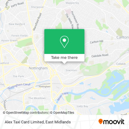 Alex Taxi Card Limited map