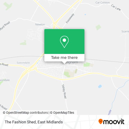 The Fashion Shed map