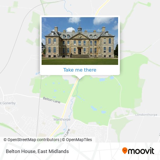 Belton House map