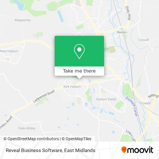 Reveal Business Software map