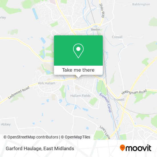 Garford Haulage map