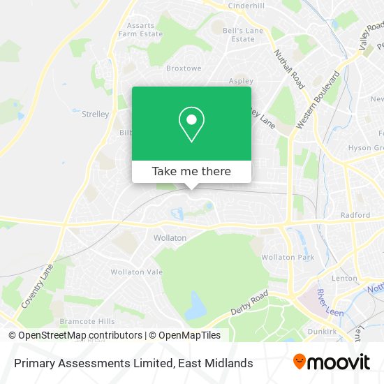 Primary Assessments Limited map