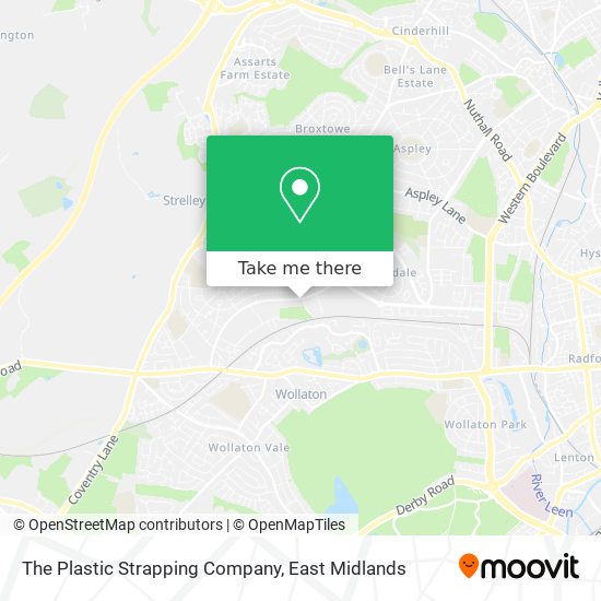 The Plastic Strapping Company map