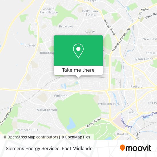 Siemens Energy Services map