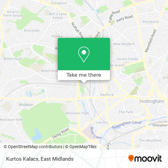 Kurtos Kalacs map