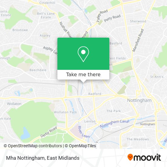 Mha Nottingham map