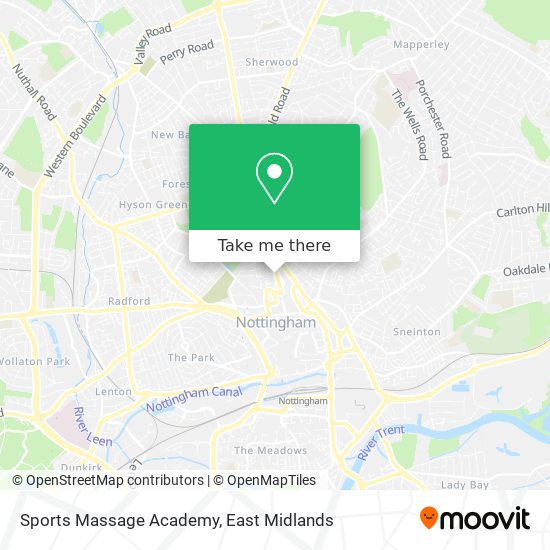 Sports Massage Academy map