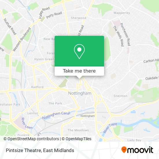 Pintsize Theatre map