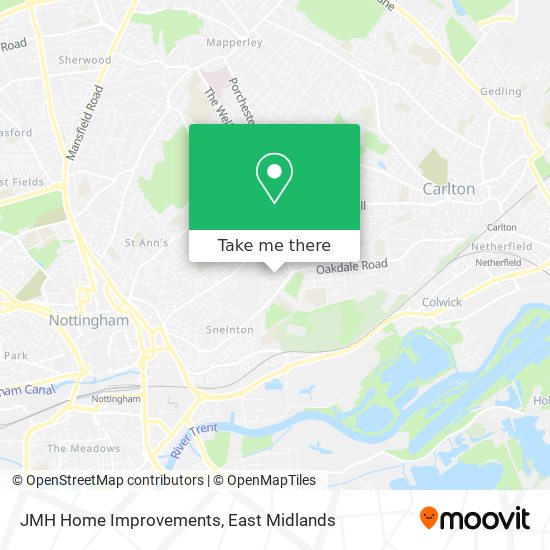 JMH Home Improvements map