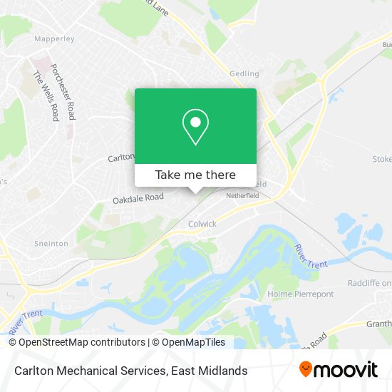Carlton Mechanical Services map