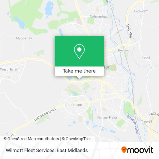 Wilmott Fleet Services map