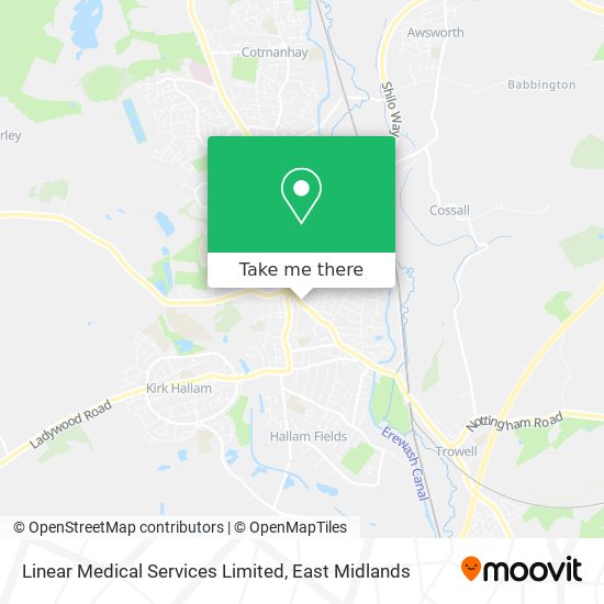 Linear Medical Services Limited map