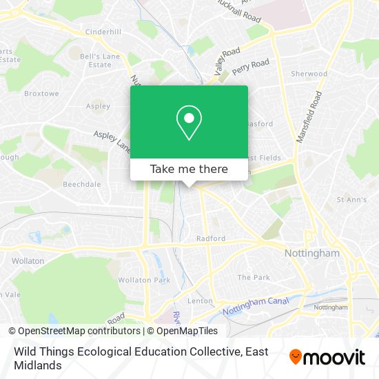 Wild Things Ecological Education Collective map