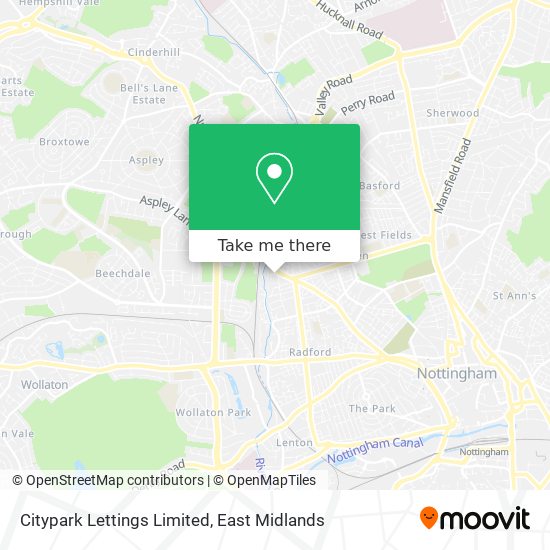 Citypark Lettings Limited map