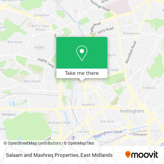 Salaam and Mashreq Properties map