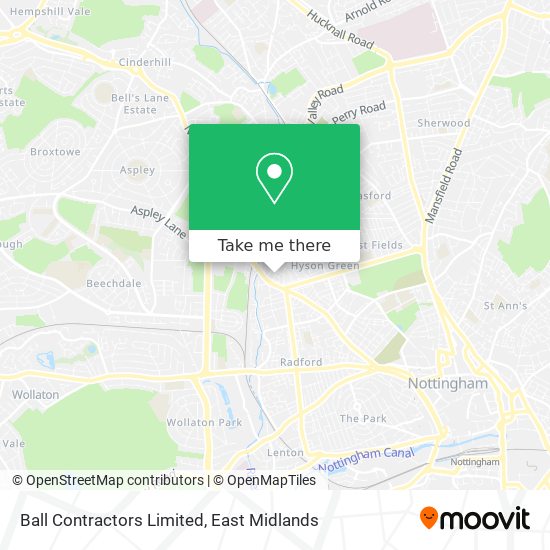 Ball Contractors Limited map