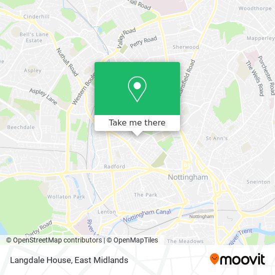Langdale House map