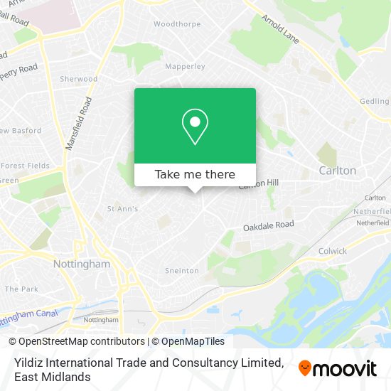 Yildiz International Trade and Consultancy Limited map